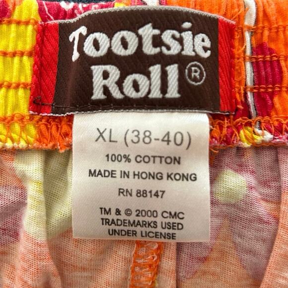 Tootsie Roll Mens Boxer Shorts Vintage Graphic Retro Novelty Orange Size XL - Picture 2 of 4
